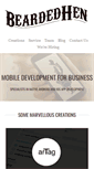 Mobile Screenshot of beardedhen.com